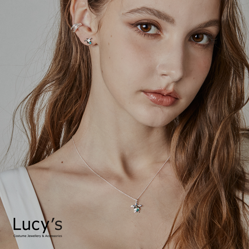 Lucy's-純銀摺紙系列｜珍珠母貝兔子項鍊(99840)