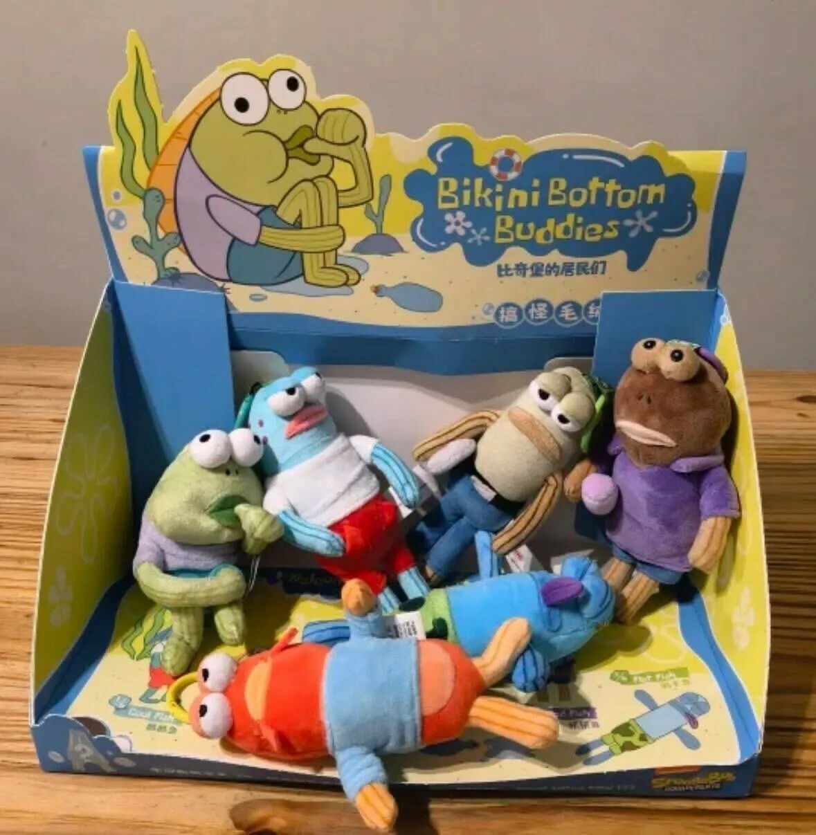 POPMART x GONG 海綿寶寶 比奇堡的居民們 系列盲盒