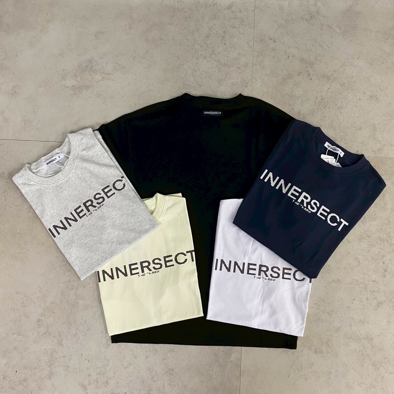 INNERSECT 像數印花字母Logo 重磅落肩圓領短T 三生萬物 INA25SSTTEZ034