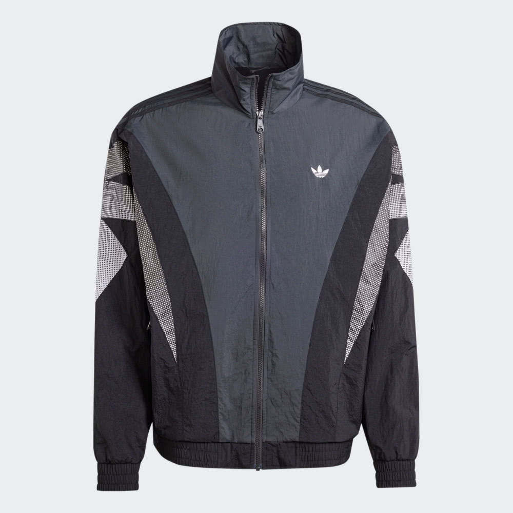 【 adidas PREMIUM TT 尼龍運動外套 - 黑 】