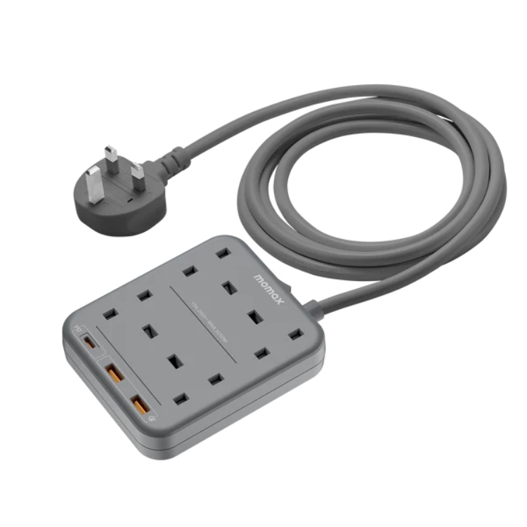 Momax ONEPLUG PD20W 2A1C 4位拖板