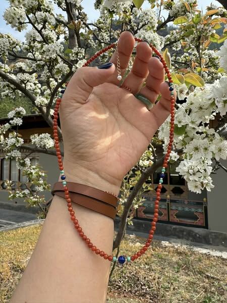 豐盛 紅瑪瑙項鍊