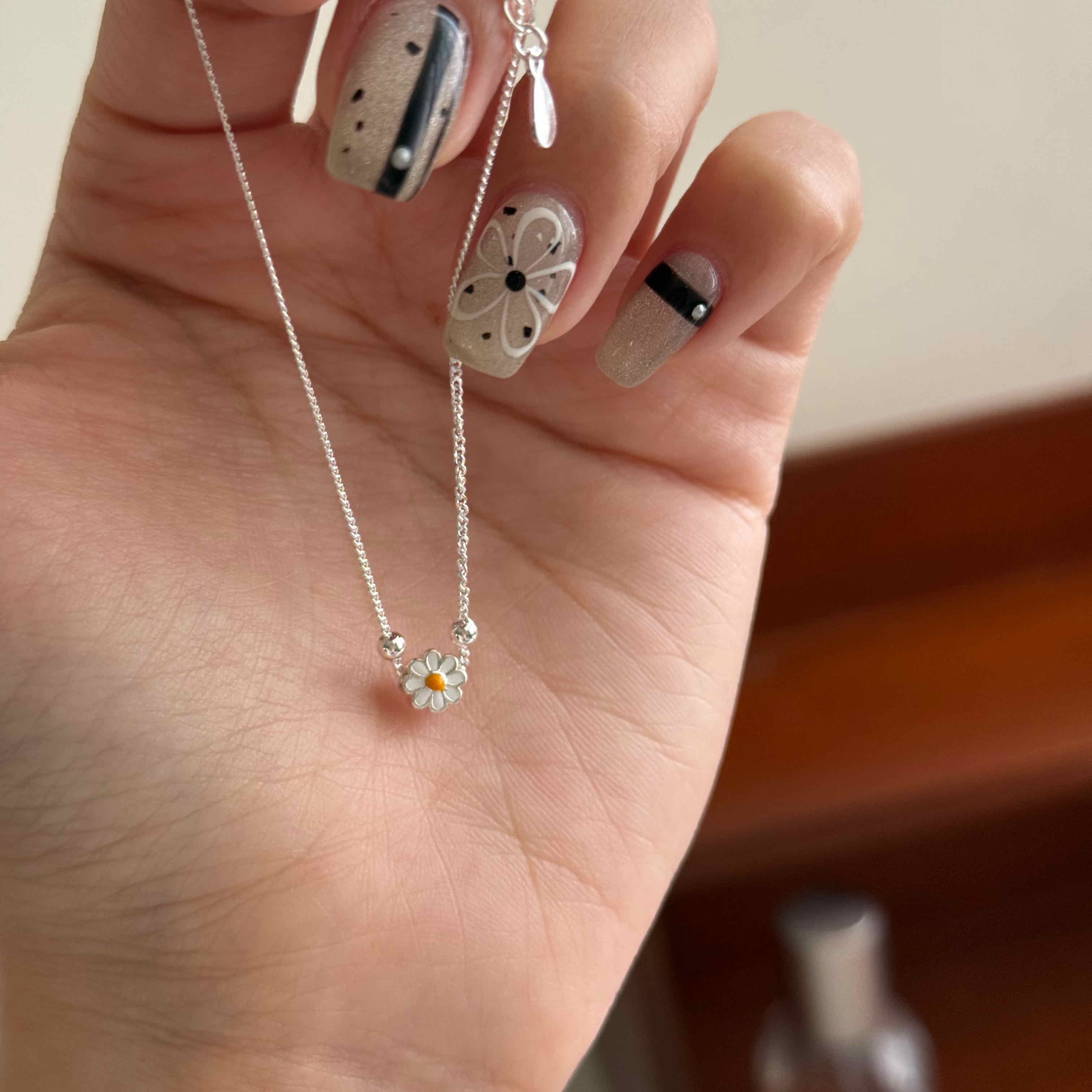 🇰🇷925 silver 夏日小雛菊手鍊