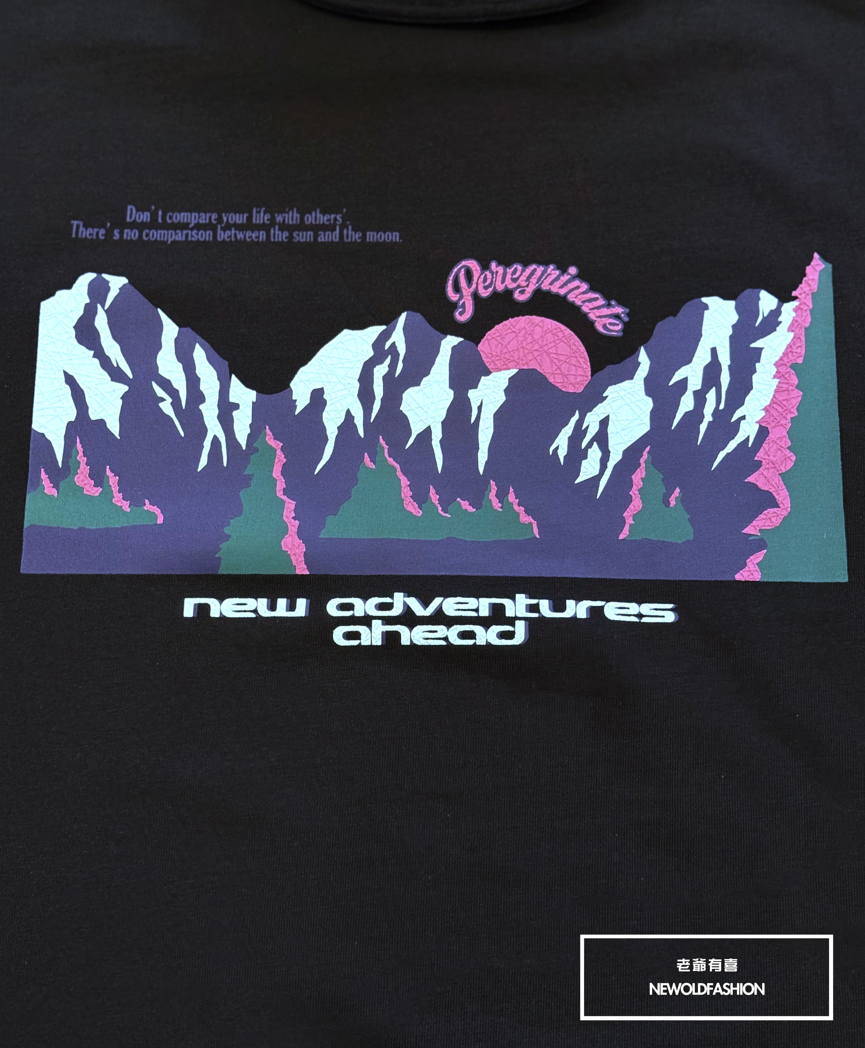 『新品上市』重磅日出山脈短T(NOF25038111)-黑