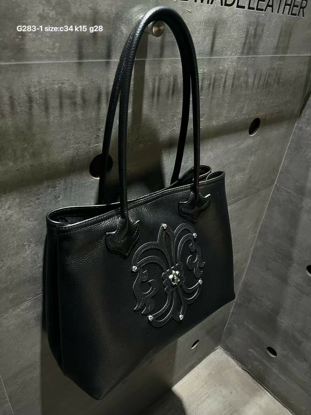 G283-1克羅心童軍花托特包