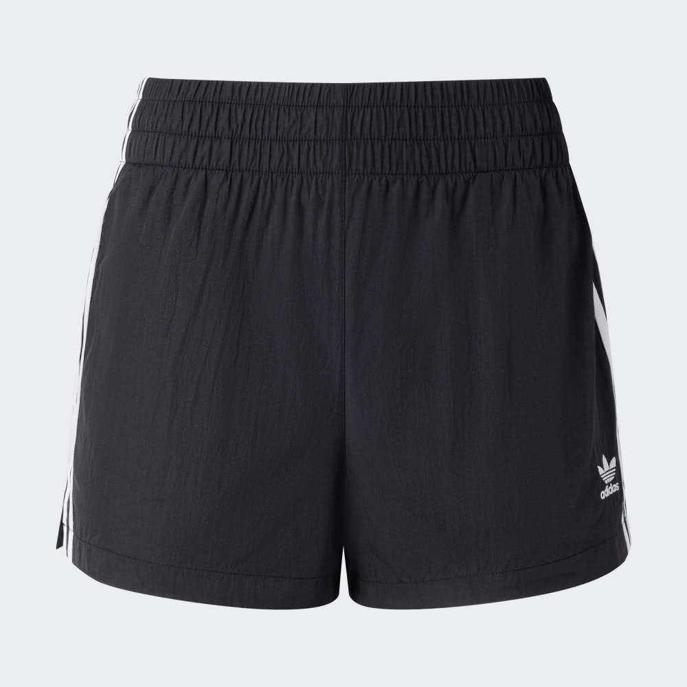 【 adidas SHORT W 運動短褲 - 黑 】
