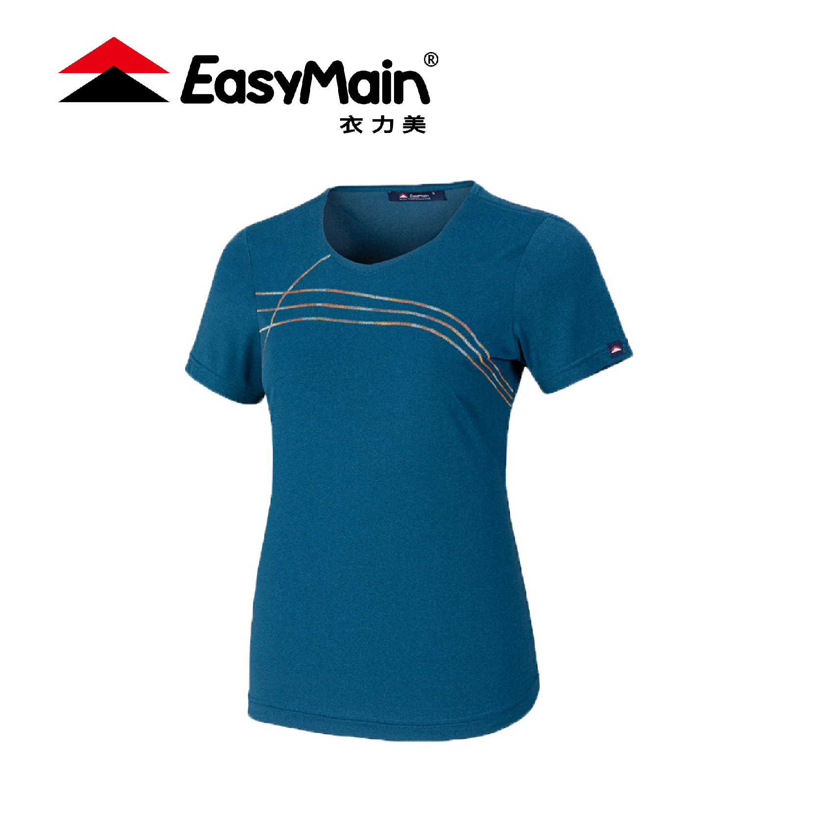 EasyMain 衣力美 超輕防曬棉感排汗短袖 女款 (2色) 10EMT25014