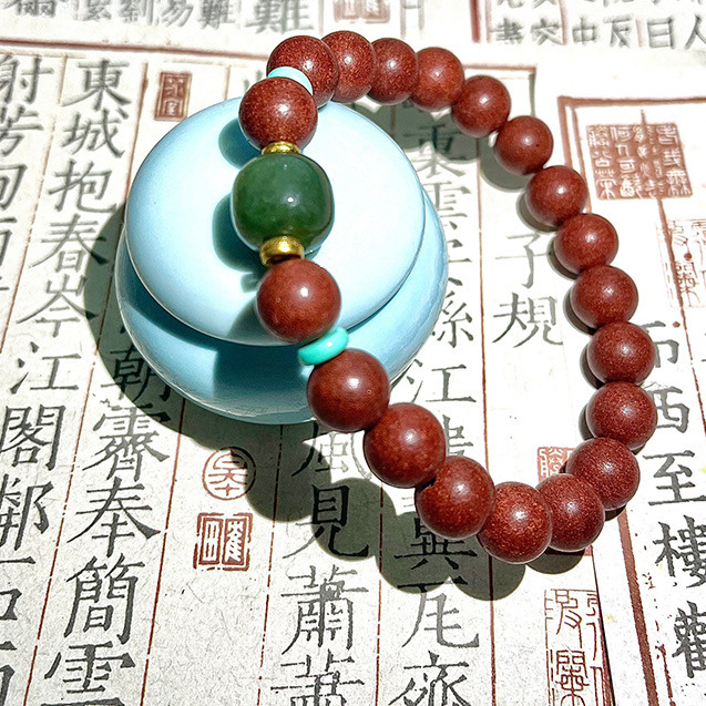 【中藥合香珠】南朝遺夢天然古法玫瑰合香手串