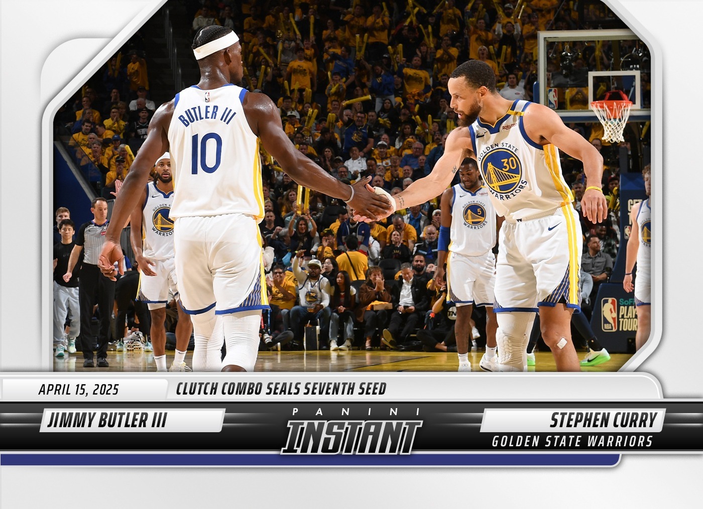 NBA球員卡 Stephen Curry & Jimmy Butler 附加賽鎖定第七種子 2024-25 Panini Instant NBA Card