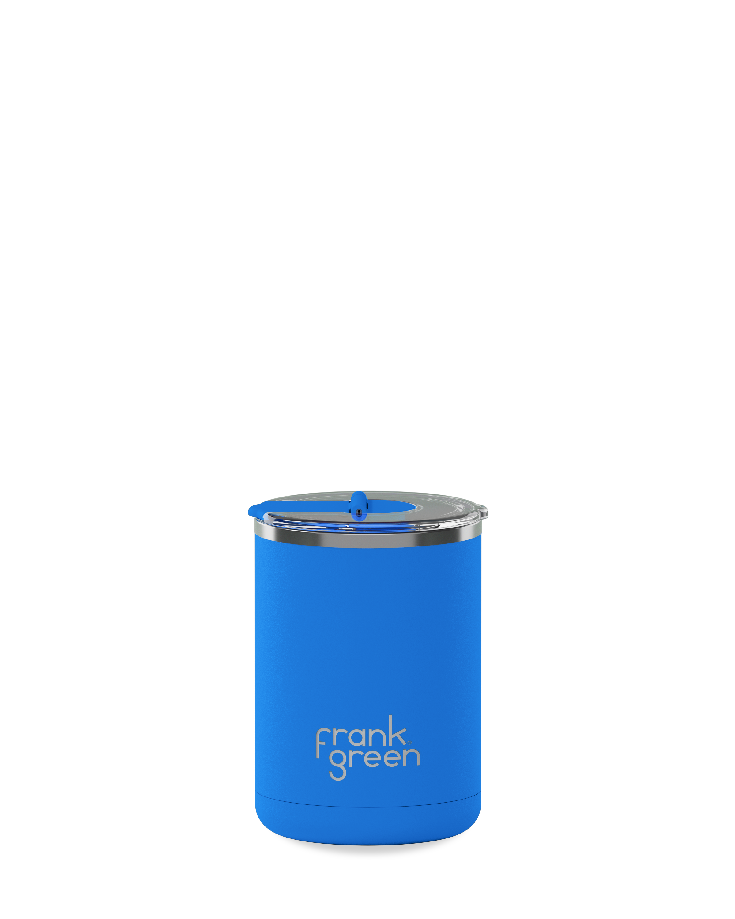 Ceramic Coffee Cup with Hinged Lid - Blue Lagoon - 12oz / 355ml | FRANK GREEN