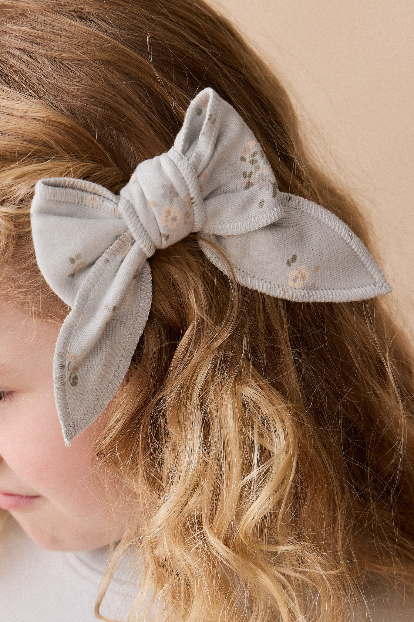 【預購】JAMIE KAY - Organic Cotton Bow（Petite Fleur Blue）