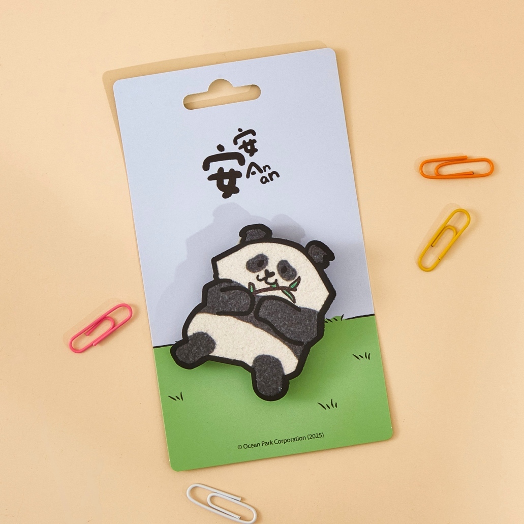 Panda Friends Embroidery Pin - An An