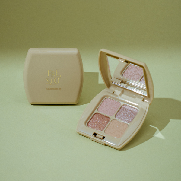 【盒損】無畏懼4色眼影盤-純真粉鑽 (短效2026.06)