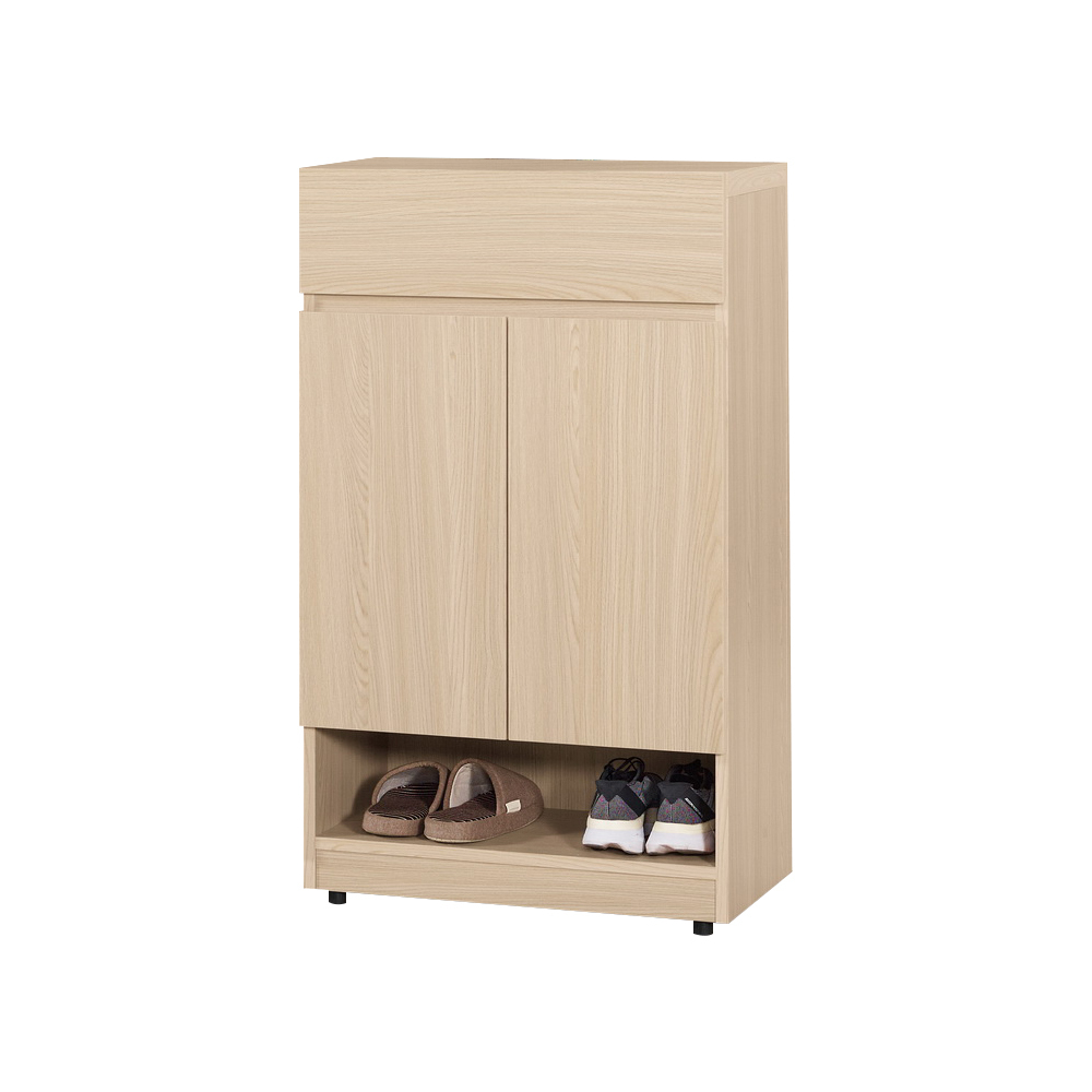 恩洛2尺二門單抽收納鞋櫃(兩色可選)