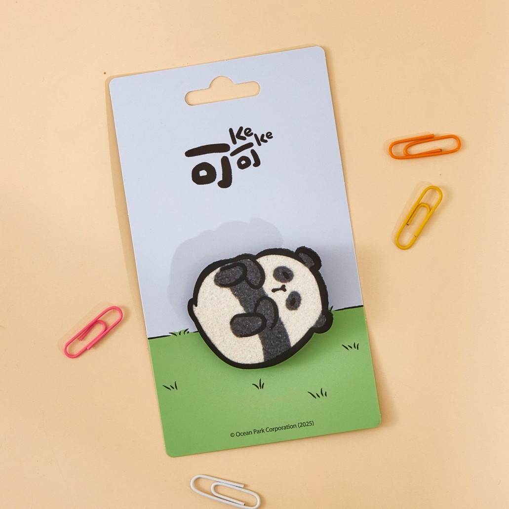 Panda Friends Embroidery Pin - Ke Ke