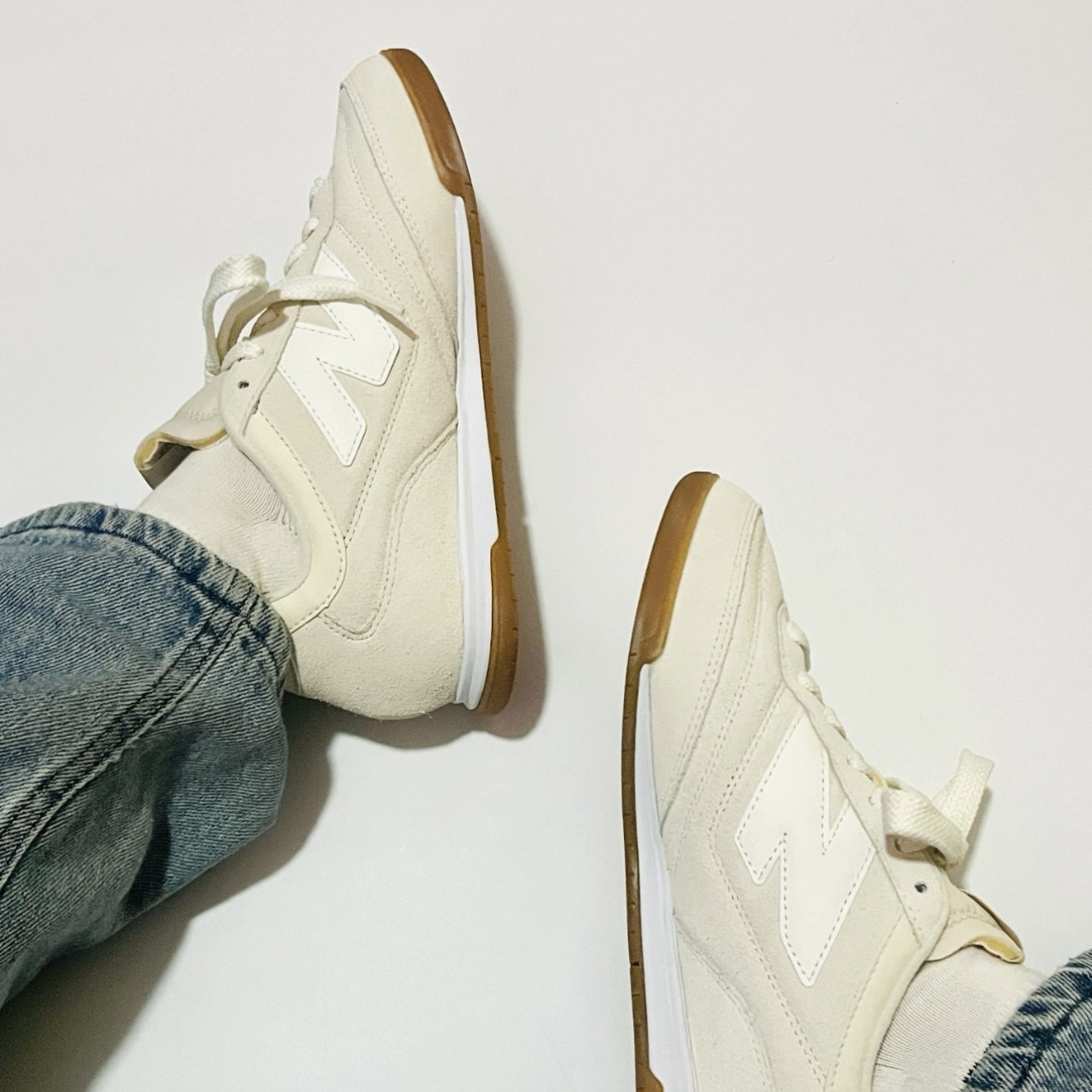 NEW BALANC RC42 復古 情侶鞋 中性 白灰色 URC42WS-D