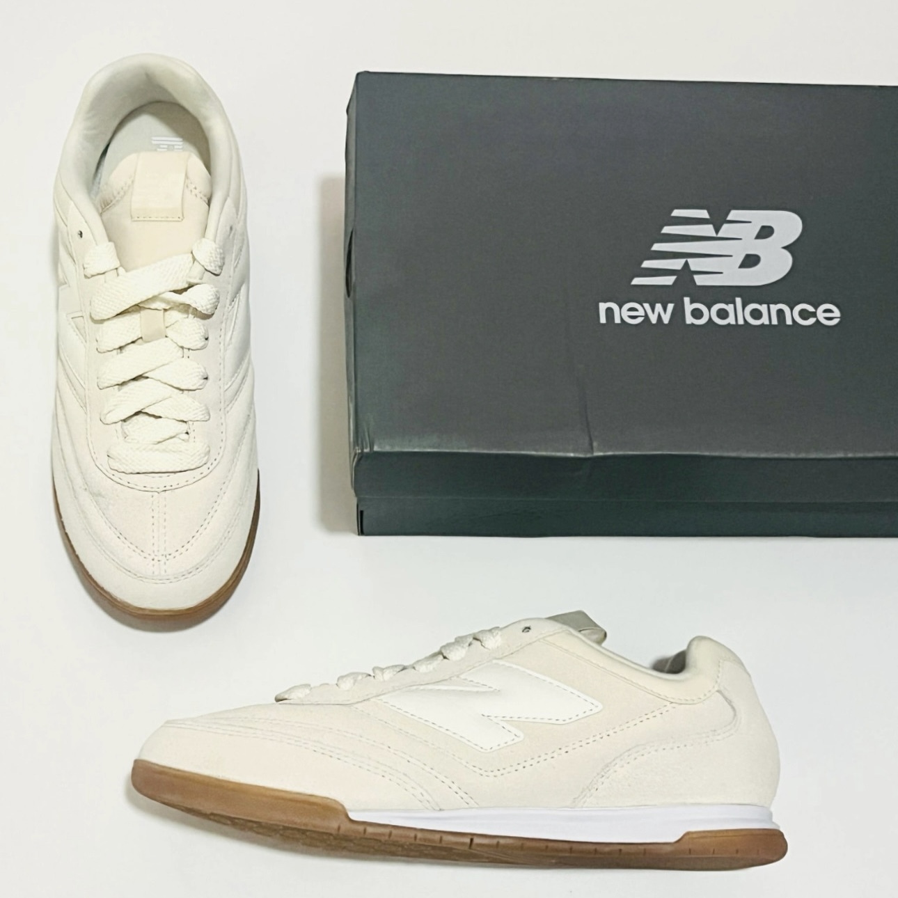 NEW BALANC RC42 復古 情侶鞋 中性 白灰色 URC42WS-D