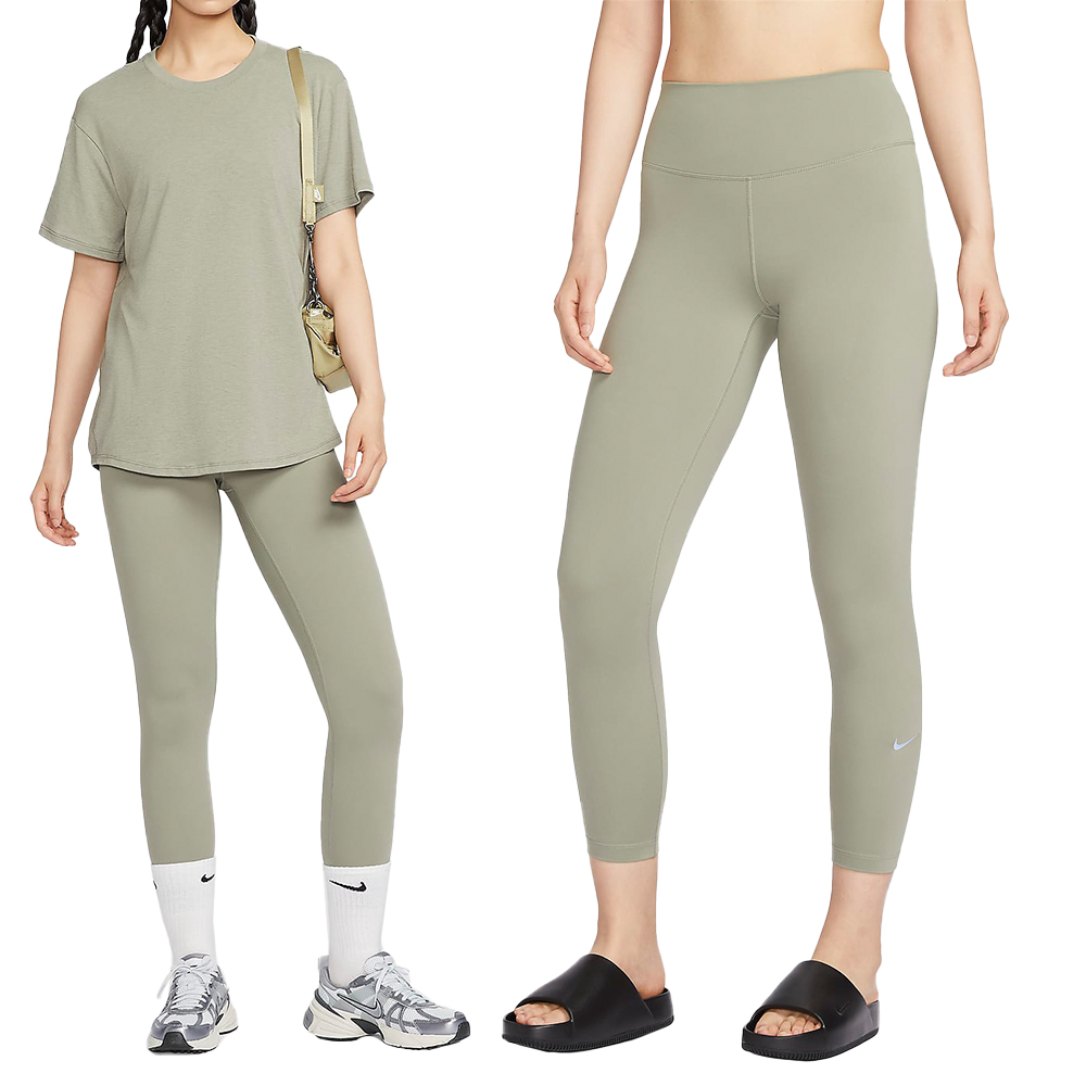 Nike One HR 78 Tight 女款 綠色 運動 休閒 束褲 瑜珈 9分 緊身 長褲 FN3233-320