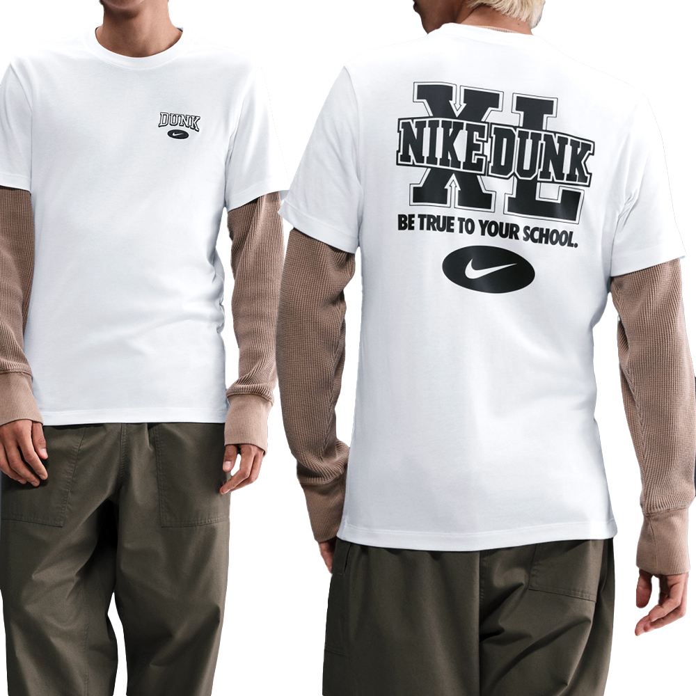 Nike Tee OC PK B LBR 男款 白色 運動 休閒 上衣 文字 圓領 印花 短袖 HJ0773-100