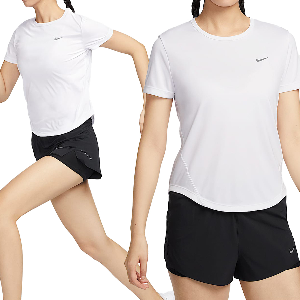 Nike Tempo DF SS Top 女款 白色 反光 小勾 透氣 排汗 跑步 運動 短袖 HQ0649-100