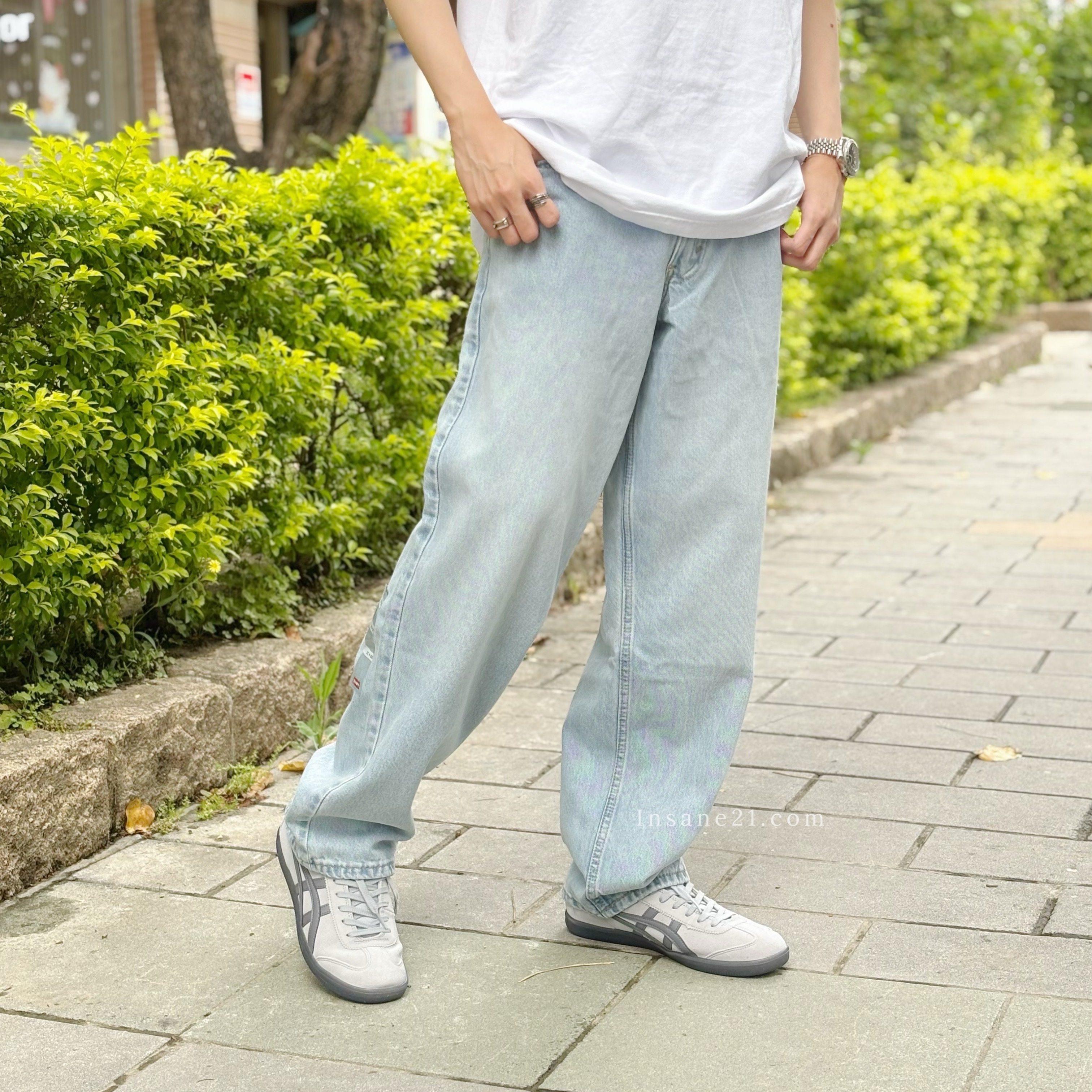 LEVI'S  578 BAGGY 牛仔褲 黑/淺藍