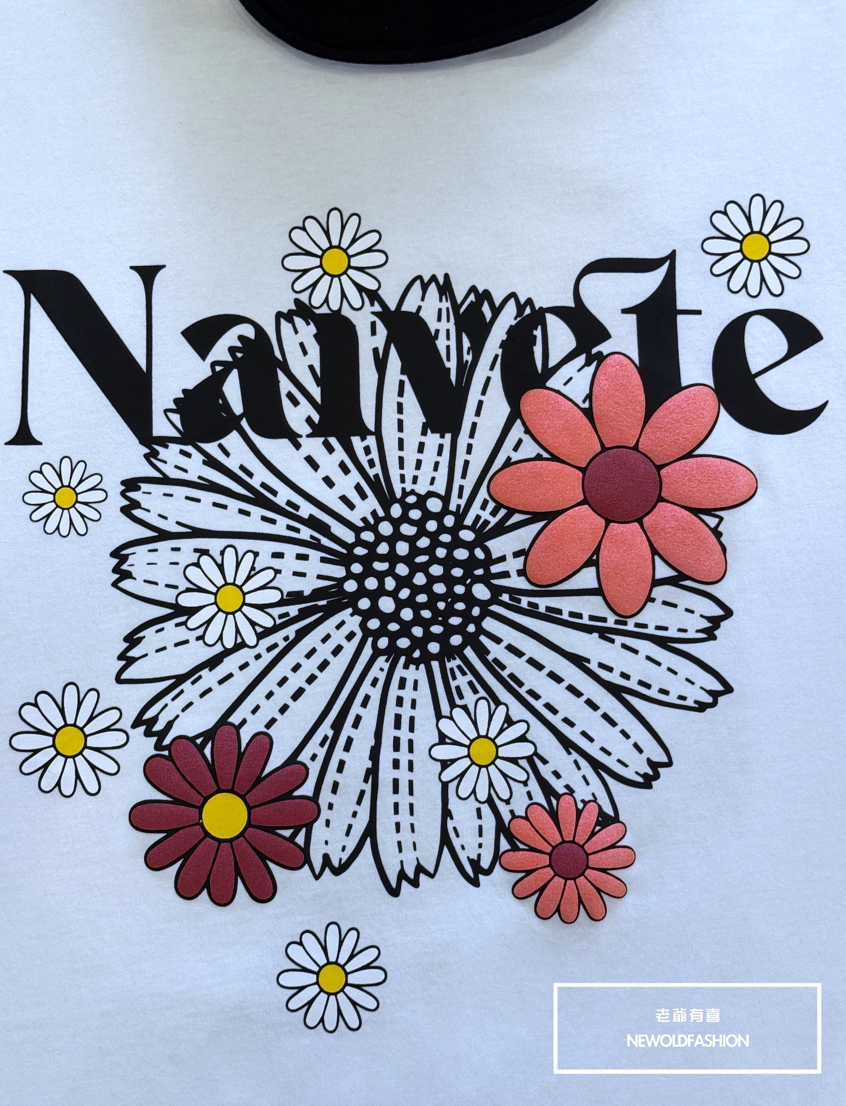 『新品上市』重磅Naivete小花短T(NOF25038141)-白