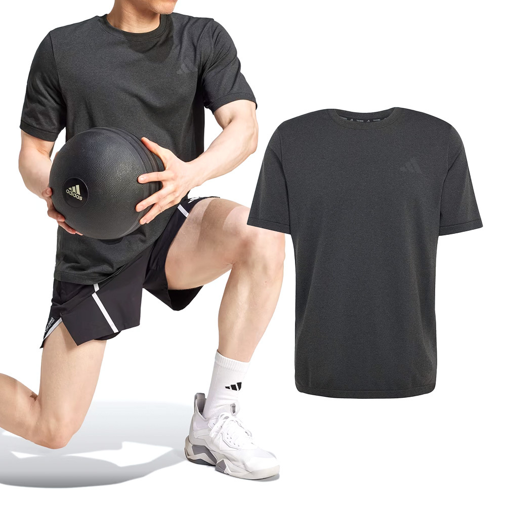 Adidas TR-ES ST T 男款 黑色 亞規 訓練 慢跑 吸濕 排汗 圓領 運動 休閒 短袖 IS6926