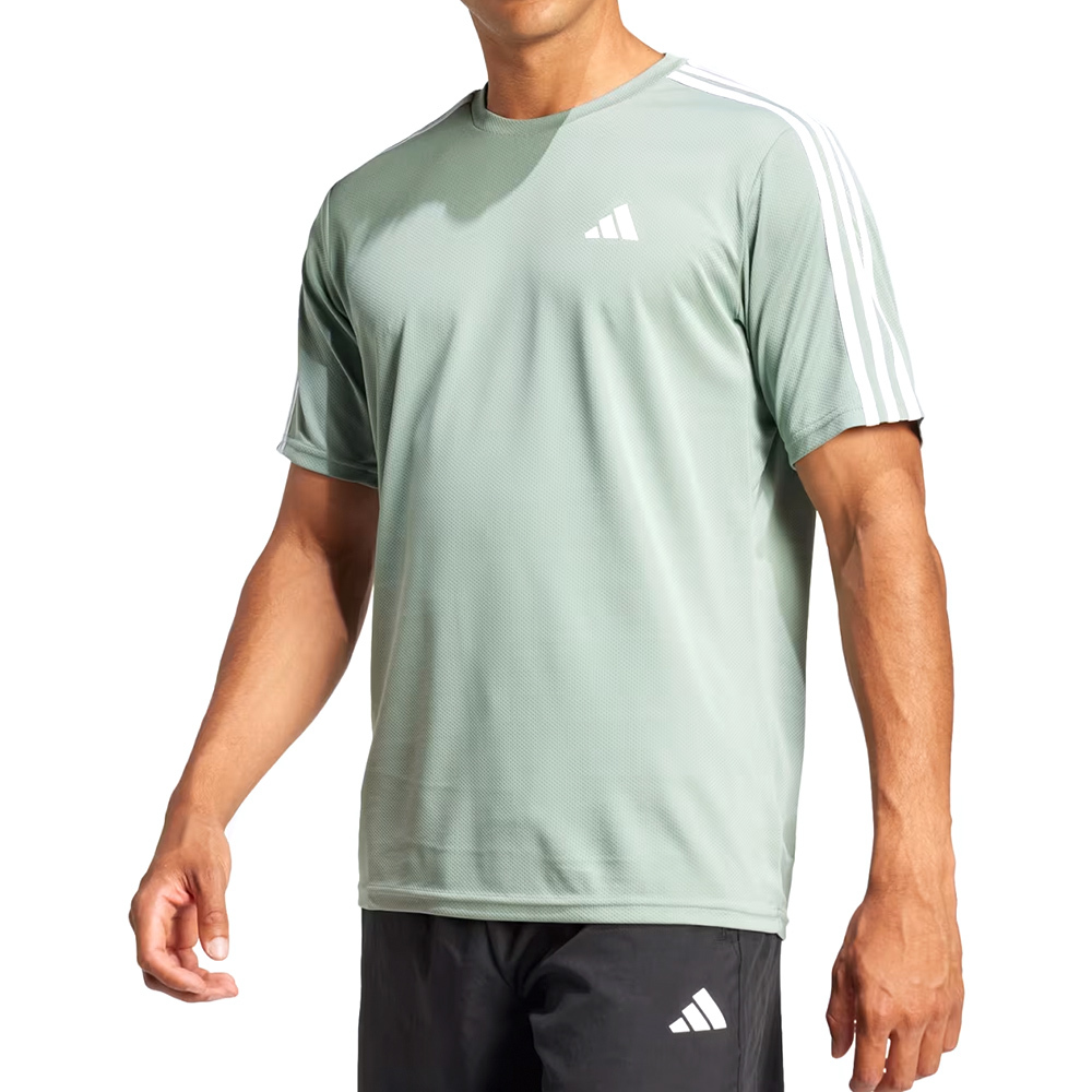 Adidas TR-ES Base 3S T 男款 綠色 亞規 T恤 運動 上衣 休閒 圓領 短袖 JC5397