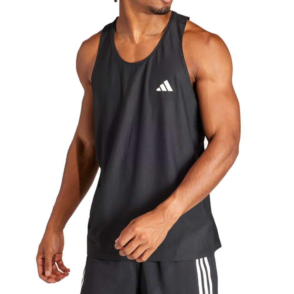 Adidas OTR B Tank 男款 黑色 運動 休閒 訓練 吸濕 排汗 亞規 反光 背心 IN1499