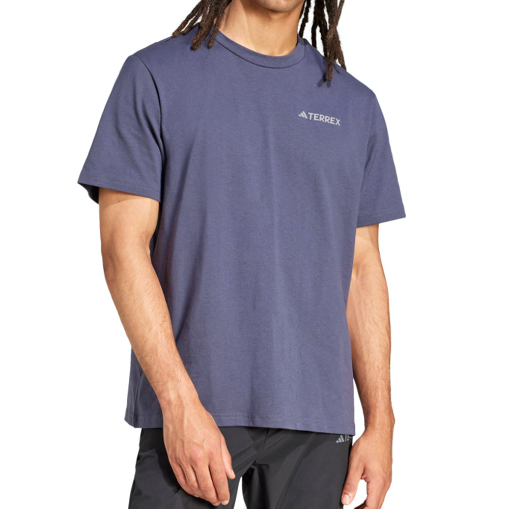 Adidas XPL Polygiene T 男款 紫色 亞規 寬鬆 圓領 棉質 運動 休閒 T恤 短袖 JI8309