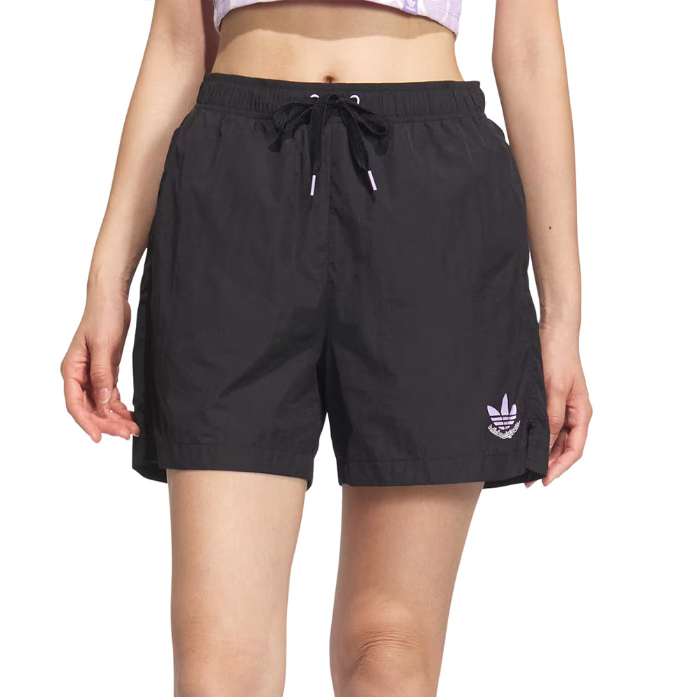 Adidas CS WV Short W 女款 黑色 三葉草 國際碼 口袋 休閒 舒適 運動 短褲 JN1682