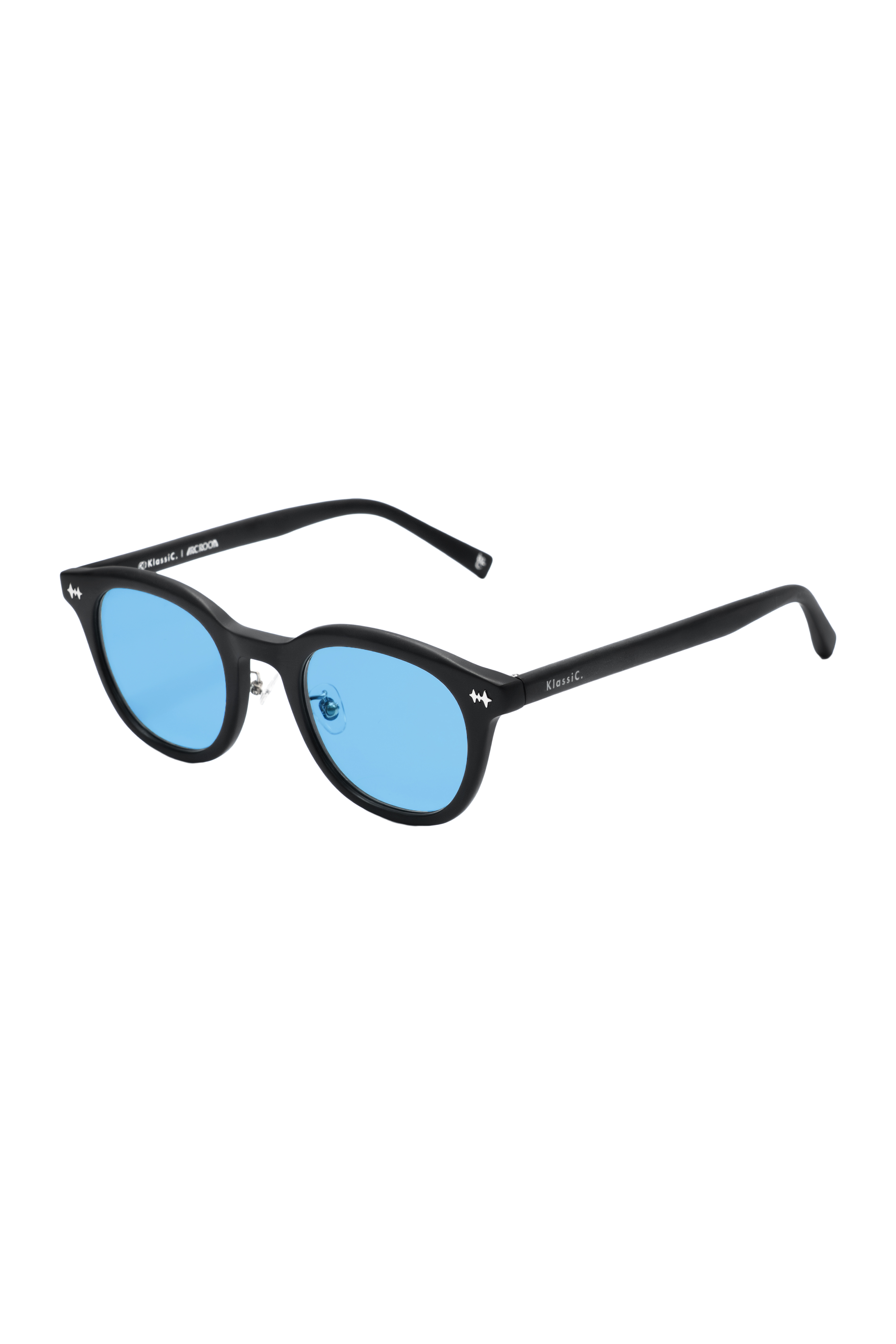 ROOMER II OVAL SUNGLASSES - SKY BLUE