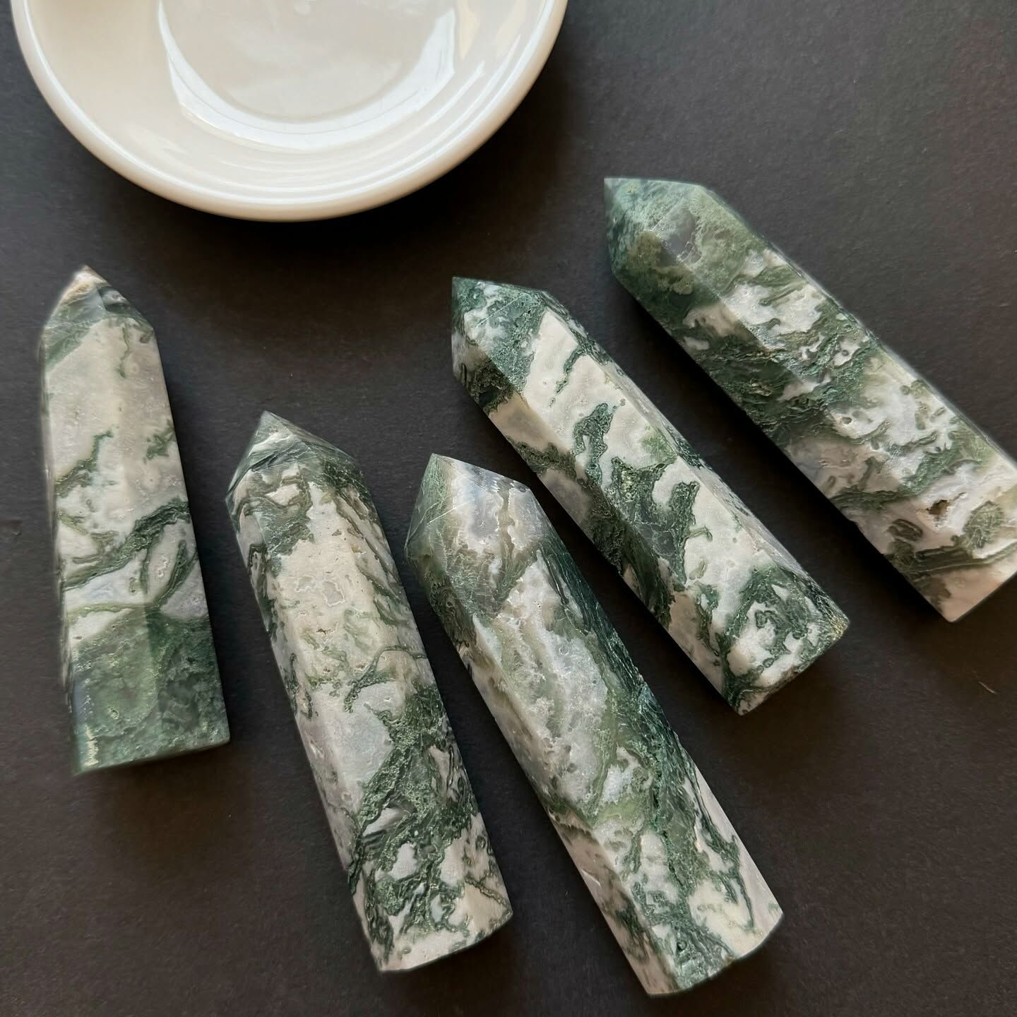 [原石] 水草瑪瑙 水晶柱