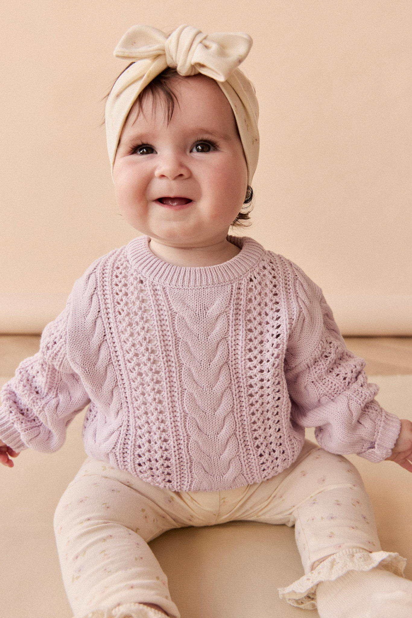 【預購】JAMIE KAY - Organic Cotton Headband（Briella Whisper）