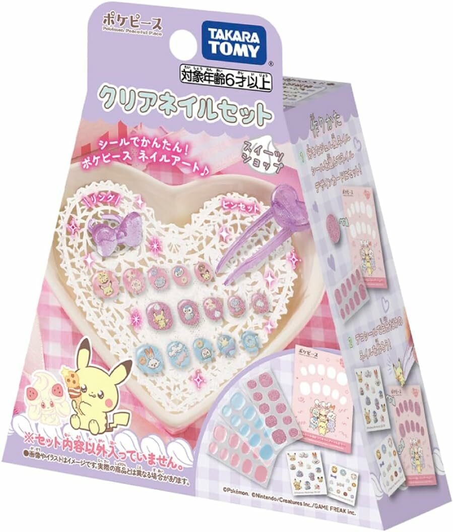 《 TAKARA TOMY 》 寶可夢 Pokepeace 時尚美甲組(甜點店)