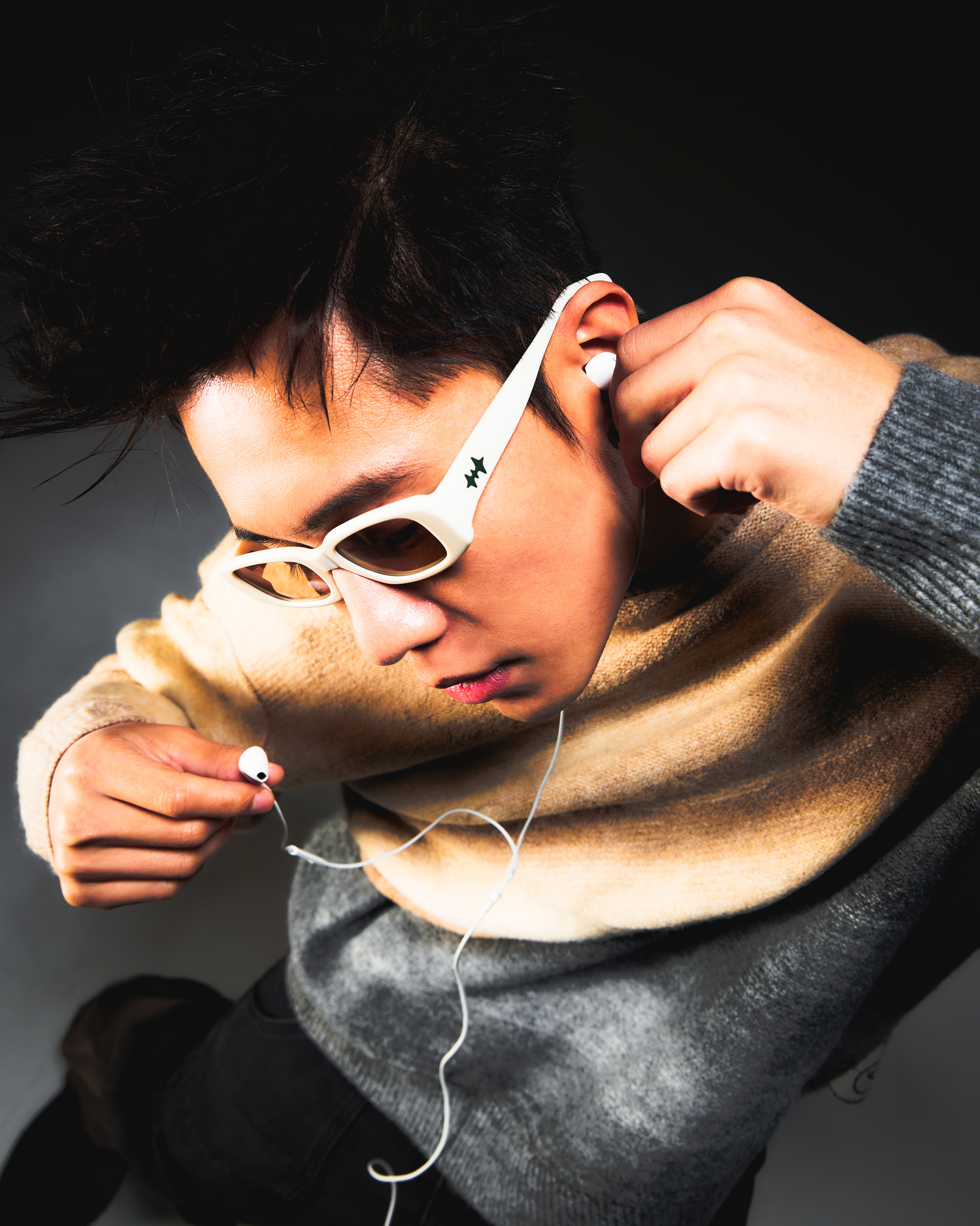 ROOMER II SQUARE SUNGLASSES - CREAM