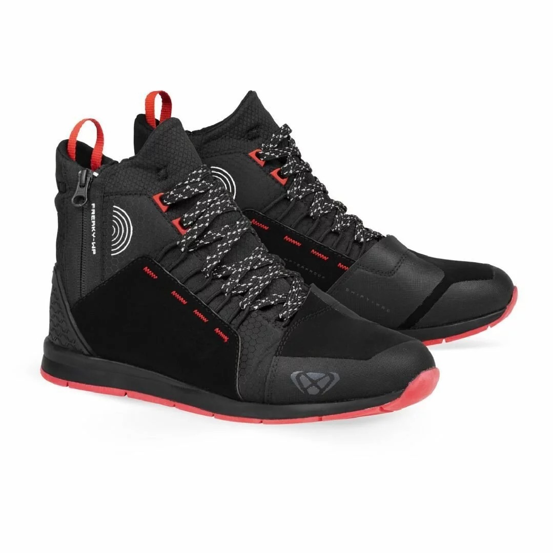 IXON FREAKY WP 黑紅白 防水運動車靴