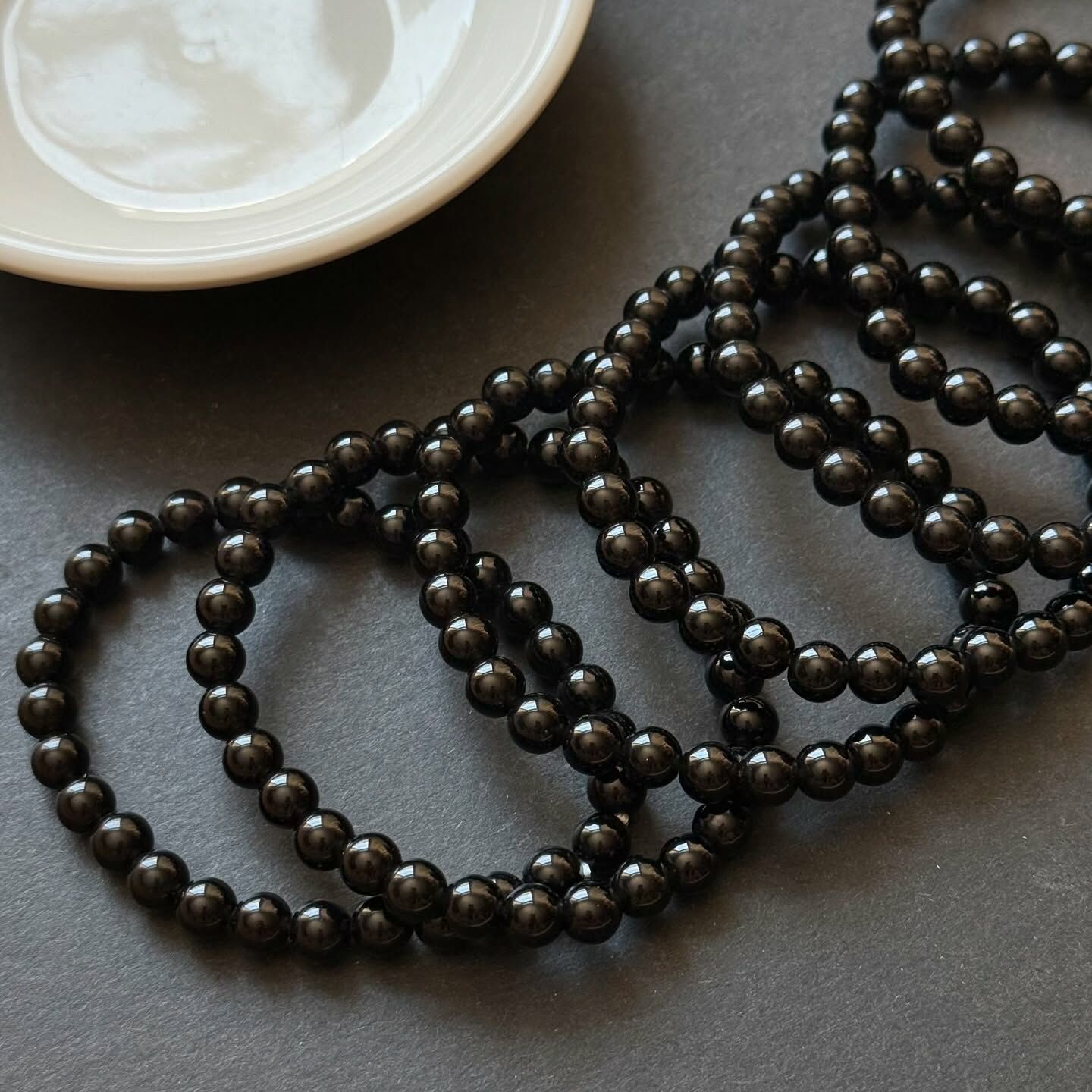 [原石] 黑曜石 水晶手串