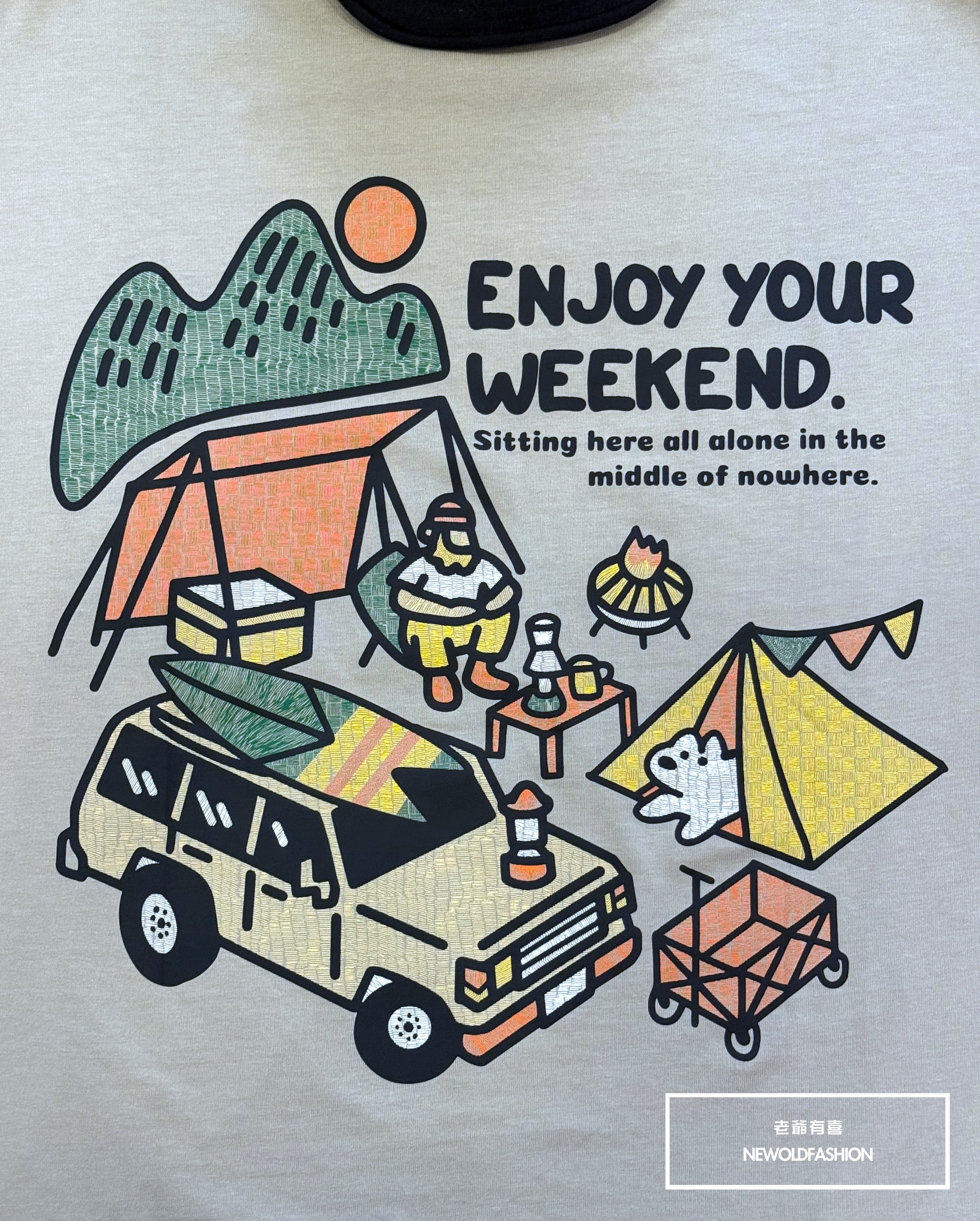 『新品上市』重磅Weekend露營短T(NOF25038136)-卡其