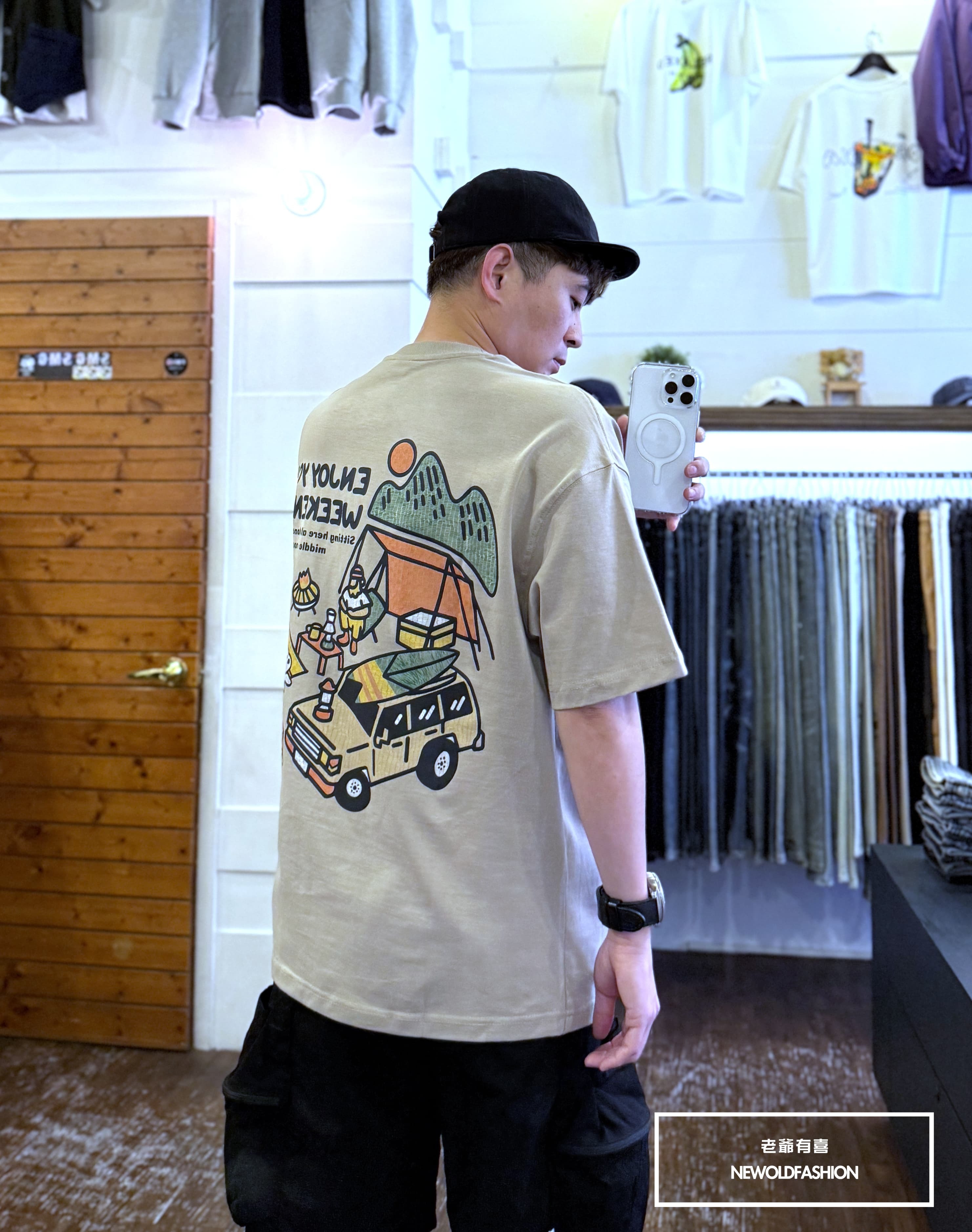 『新品上市』重磅Weekend露營短T(NOF25038136)-卡其