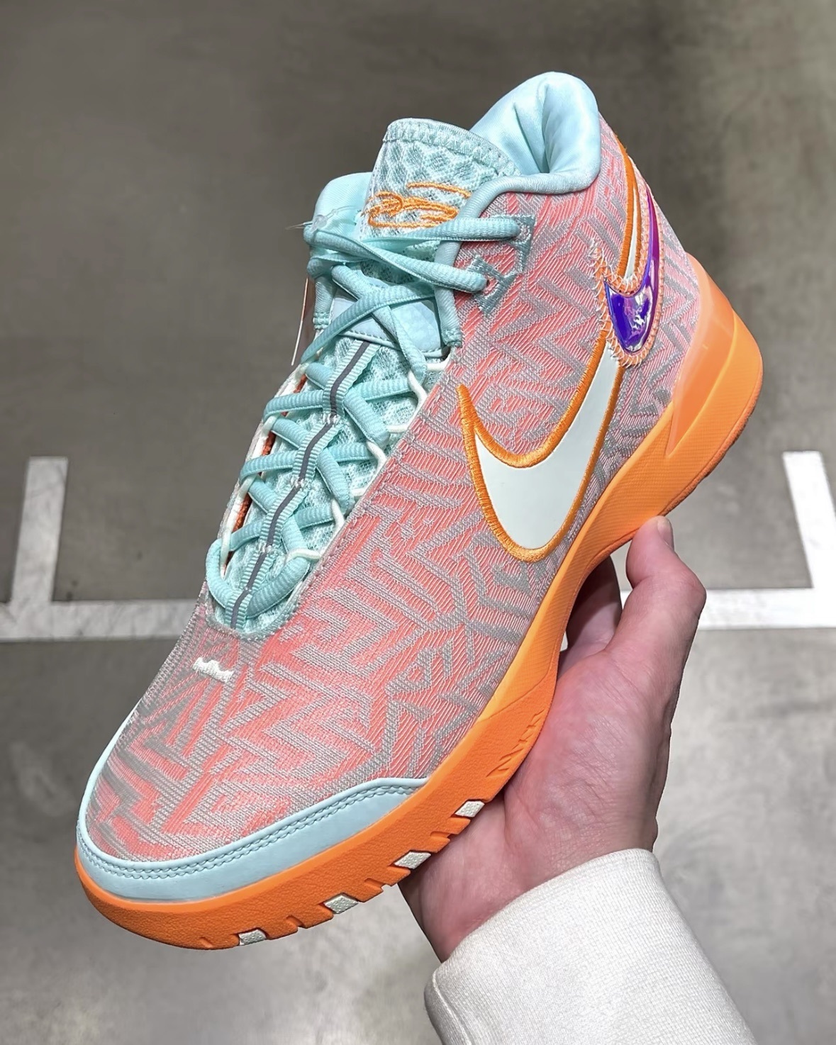 男鞋 NIKE LBJ NXXT GENISUS EP 橘綠 氣墊 實戰 籃球鞋【HF0711-301】LBJ