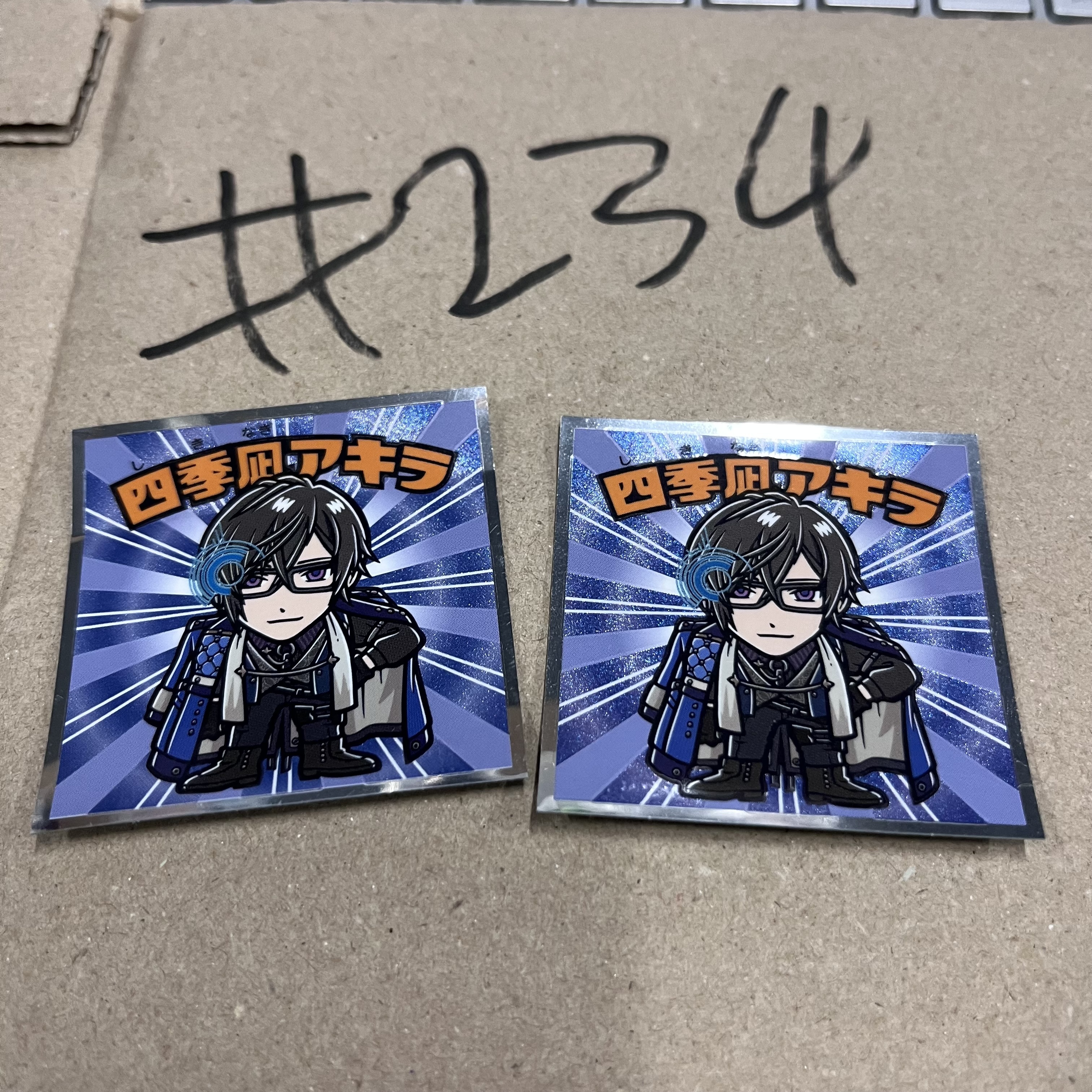 彩虹社 AKIRA 貼紙 (其中一張瑕品) #234