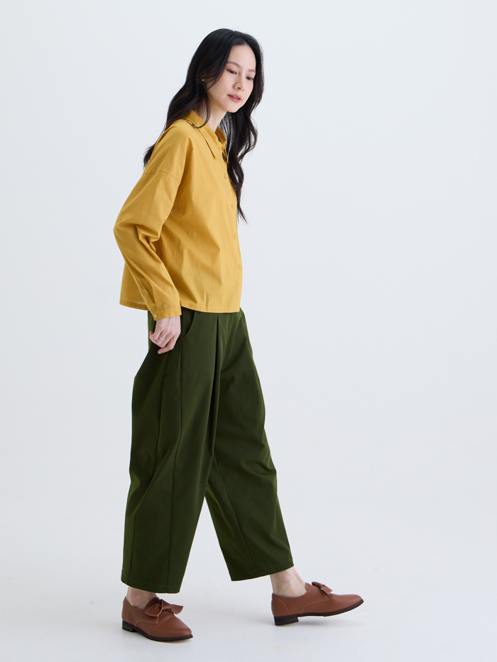 13分折線神褲-綠松