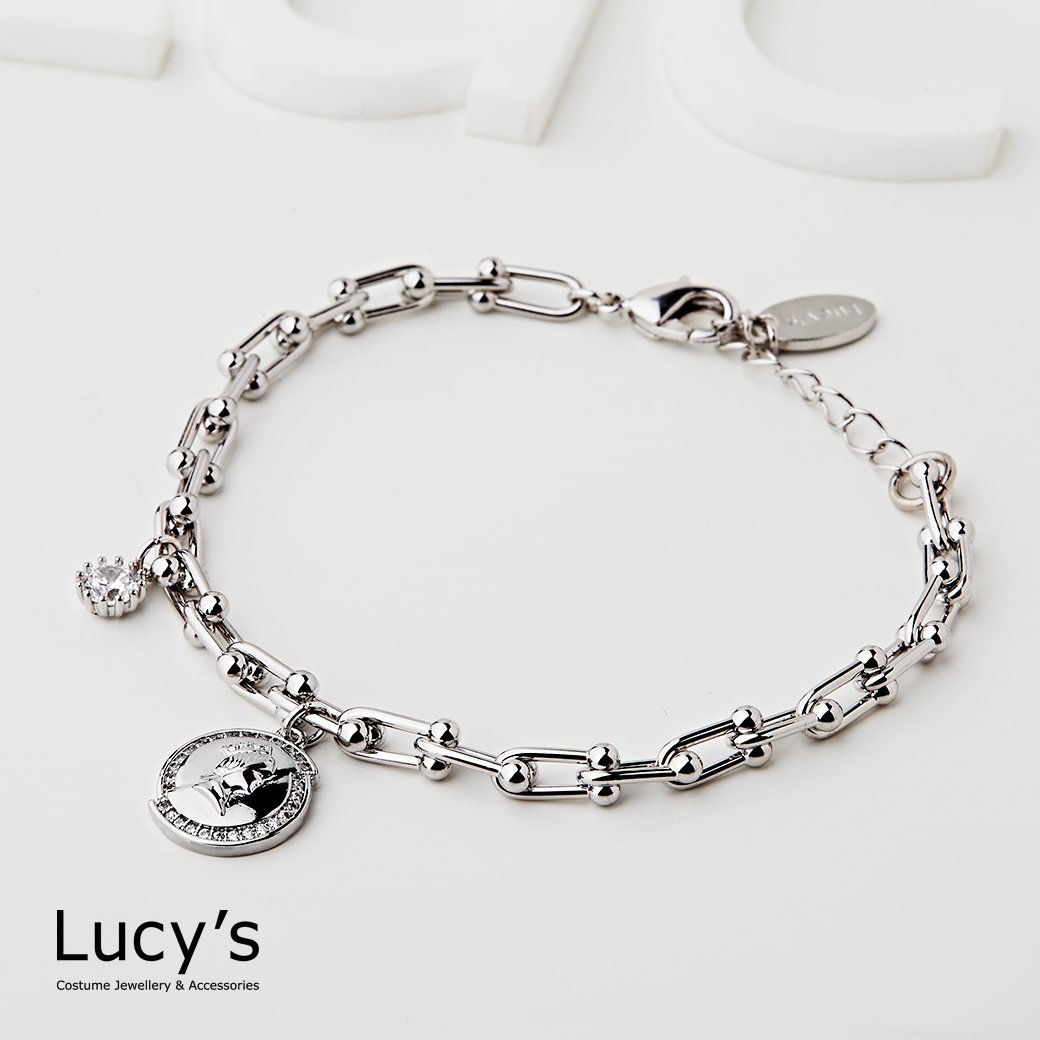 金幣拼圖 手鍊 (二色) (122607/122608)