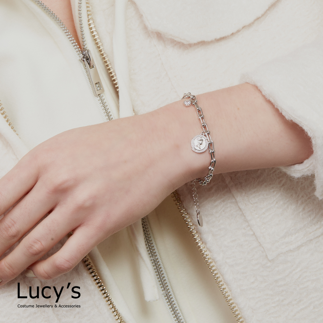 金幣拼圖 手鍊 (二色) (122607/122608)