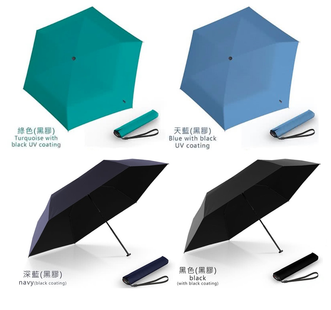 【Knirps 德國紅點傘】扁型摺疊傘 (US.050) 黑膠素面 ( 結帳再享9折優惠 )