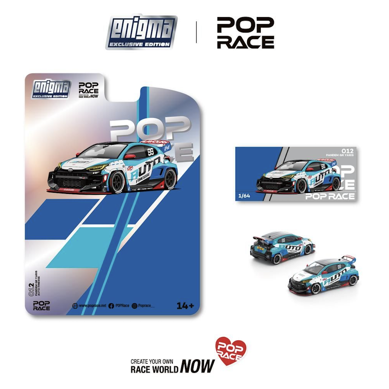 【預訂】Pop Race Pandem GR Yaris Auto Finesse