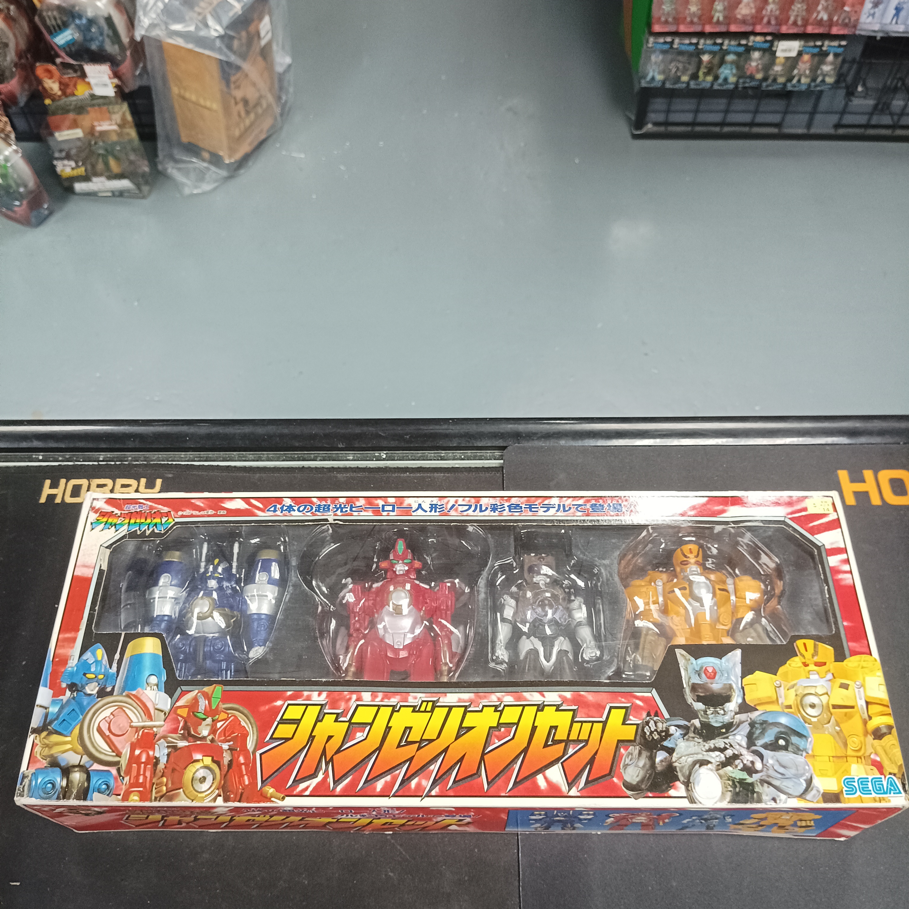 其它-Sega 超光戰士 Shanzellion 人偶全彩模型 Champselion set