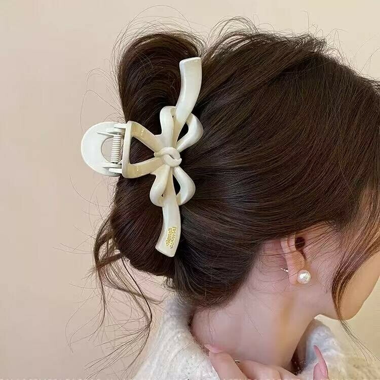 G04蝴蝶結壓克力鯊魚夾