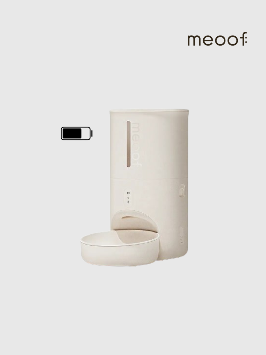 【meoof】蛋捲餵食器｜WIFI版 獨享碗 (單碗)